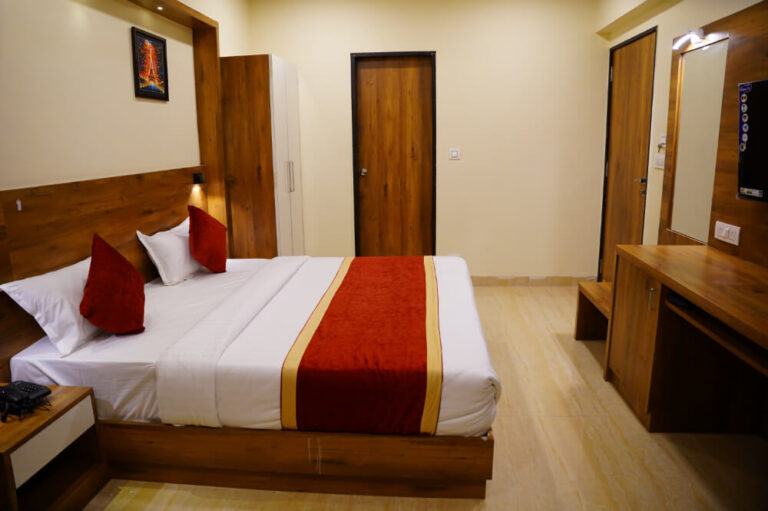 Room at budget hotel near railway station